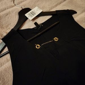 Torrid sleeveless Blouse with chain detail